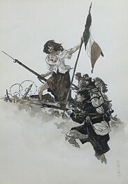 Original Illustration - Notre mère la guerre