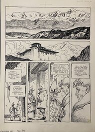 Milo Manara - L’homme des Neiges - Planche originale