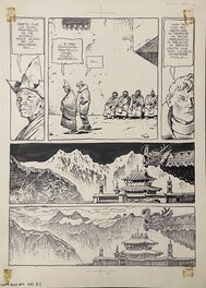 Milo Manara - L’homme des Neiges - Planche originale