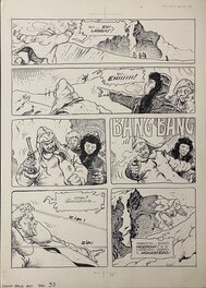 Milo Manara - L’homme des Neiges - Planche originale