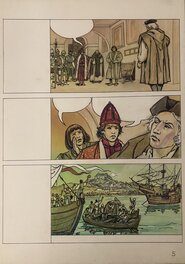 Milo Manara - Christophe Colomb - Planche originale