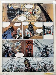 Crisse - Planche 43 du tome 4 de L’épée de cristal - Original art