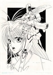 Masakazu Katsura - Miho Miho - Original Illustration
