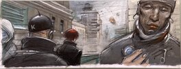 Enki Bilal - Rendez-Vous à Paris 3ème Acte - Planche originale