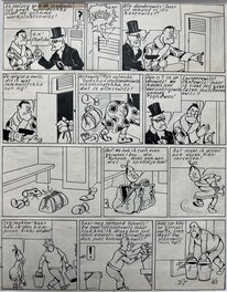 Willy Vandersteen - Rikki en Wiske - originele pagina in inkt - Planche originale