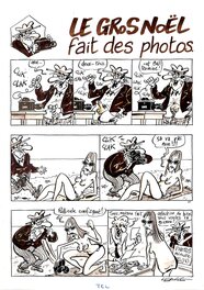 Le Gros Noël fait des photos