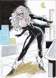 Ferran Rodriguez - Black Cat - Original Illustration