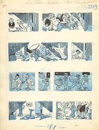 Planche originale - Les Pieds Nickelés en Amérique