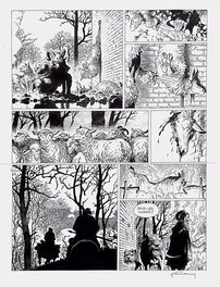 Planche originale - Hermann - Les Tours de Bois-Maury - Tome 2, planche 13