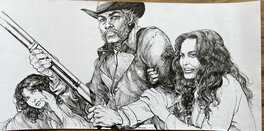 Dejan Nenadov - Western - Original Illustration