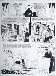 Frank Le Gall - Théodore Poussin Planche-annonce "Le mangeur d'archipels" - Comic Strip