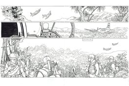Thomas Legrain - Latah pp 6-7 (Guerre Vietnam) - Comic Strip