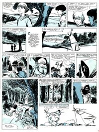 Dino Battaglia - La Flèche Noire - Planche originale