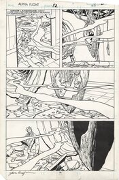 June Brigman - Alpha Flight #52 p19 - Planche originale