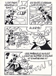 Noël Bissot - Le Baron, "Le complot des Barons" planche 30 - Planche originale