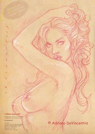 Adriano De Vincentiis - Sophia (Secret Sophia) sketch by Adriano De Vincentiis - Original Illustration