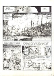 Philippe Bercovici - 1984 - Robinson et Zoé - Planche originale