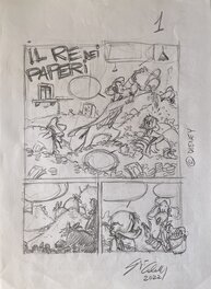 Sergio Cabella - Il Re dei Paperi - Page 1 - Original art