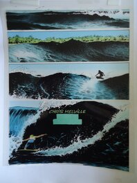 Daniel Hulet - Mises en couleur de l'ensemble de l'album Trafic Caraibes - Mise en couleur