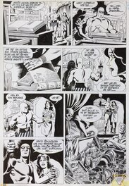 Jean-Yves Mitton - Mitton, Le Fantôme, Episode 6, Mort à Bruges, planche n°28 de fin, 1991. - Comic Strip