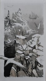 Emmanuel Lepage - Les voyages de Jules - Illustration originale