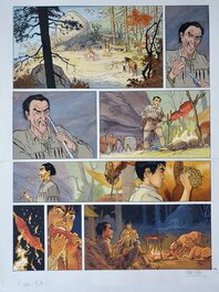 Jean-Charles Kraehn - BOUT D'HOMME T5 L'EPREUVE  couleur directe - Planche originale