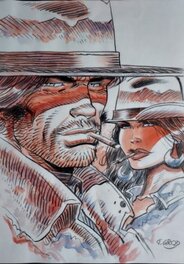 Thierry Girod - Durango et Andale Rosita - Original Illustration