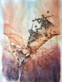 Grun - ON MARS T1 UN NOUVEAU MONDE  couverture couleur directe - Couverture originale
