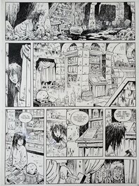 Planche originale - LE CIMETIERE DES INNOCENTS   T2  LE BRAS DE SAINT-ANTHELME