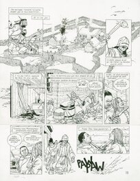 Patrice Pellerin - L'épervier vol 8 pl18 - Planche originale