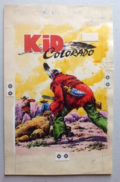 La Couverture Originale du Kid Colorado 11 La charge de Fort St Louis au format entier de 16 X 25 Cm , Bd Éo Petit Format S.E.R 1957 La Couverture Originale du Kid Colorado 11 La charge de Fort St Louis au format entier de 16 X 25 Cm , Bd Éo Petit Format S.E.R 1957