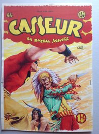 La Couverture Originale du Big Bill Le Casseur 34 La Razzia Sauvage au format entier de 23 X 32,5 Cm , Bd Éo Petit Format S.E.R 1949 La Couverture Originale du Big Bill Le Casseur 34 La Razzia Sauvage au format entier de 23 X 32,5 Cm , Bd Éo Petit Format S.E.R 1949