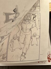 La planche est accompagnée de son crayonné La planche est accompagnée de son crayonné