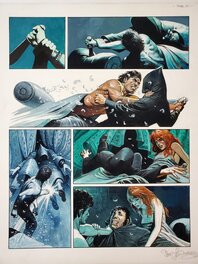 Don Lawrence - STORM  T4  L'ENFER VERT   couleur directe - Planche originale