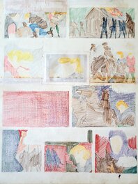 Les TIMOUR colorisation au dos de la planche n°20 Les TIMOUR colorisation au dos de la planche n°20