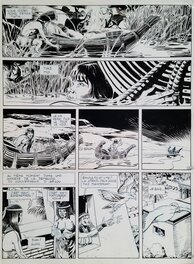 Georges Ramaïoli - Ramaïoli - Horus de Nekhen - Tome 1 - planche 24 - 1989 - Planche originale