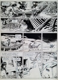 Georges Ramaïoli - Horus de Nekhen - Tome 1 - planche 24 - 1989 - Planche originale