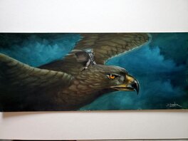 Sébastien Grenier - Eagle GIANT 2  illustration originale - Original Illustration