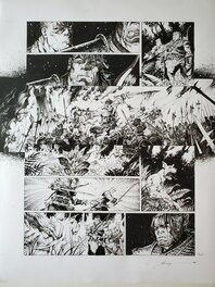 Anthony Jean - CONAN LE CIMMERIEN  T3 AU-DELA DE LA RIVIERE NOIRE - Planche originale