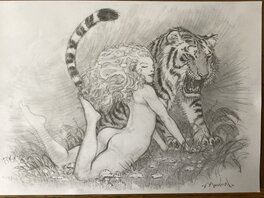 Jamais sans mon Tigre Dessin Jamais sans mon Tigre Dessin