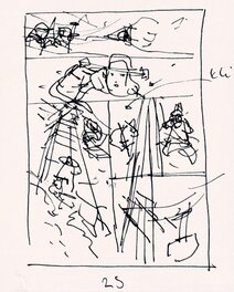 La chute (T2) - storyboard de la page 49