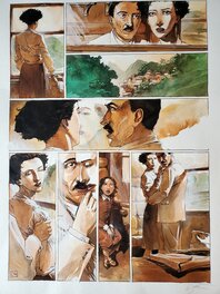 Guillaume Sorel - Les DERNIERS JOUR DE STEFAN ZWEIG   couleur directe - Planche originale