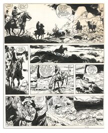 Planche originale - Jerry Spring , la fille du canyon