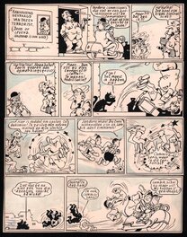 Willy Vandersteen - Bob et Bobette / Suske en Wiske 6 - De Zwarte Madam  pl. 17 - Comic Strip