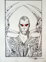 Philippe Druillet - MECHA-SLOANE - Original Illustration