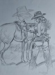 Cowgirl's gun