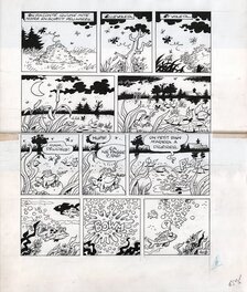 Raymond Macherot - Sibylline et Tanauzère - Planche originale