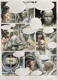 Original art - Druuna - Clone - T8 p.55 Mise en couleur