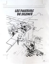 Nic - Spirou * Les Faiseurs de Silence * Couverture alternative / proposition par Nic Broca - Original Cover