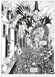 David B. - Donjon Monsters - Planche originale